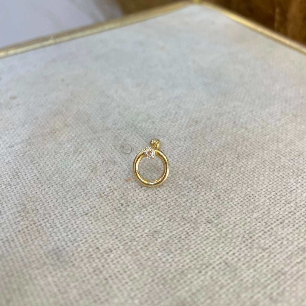 Arete Halo - Oro 10k
