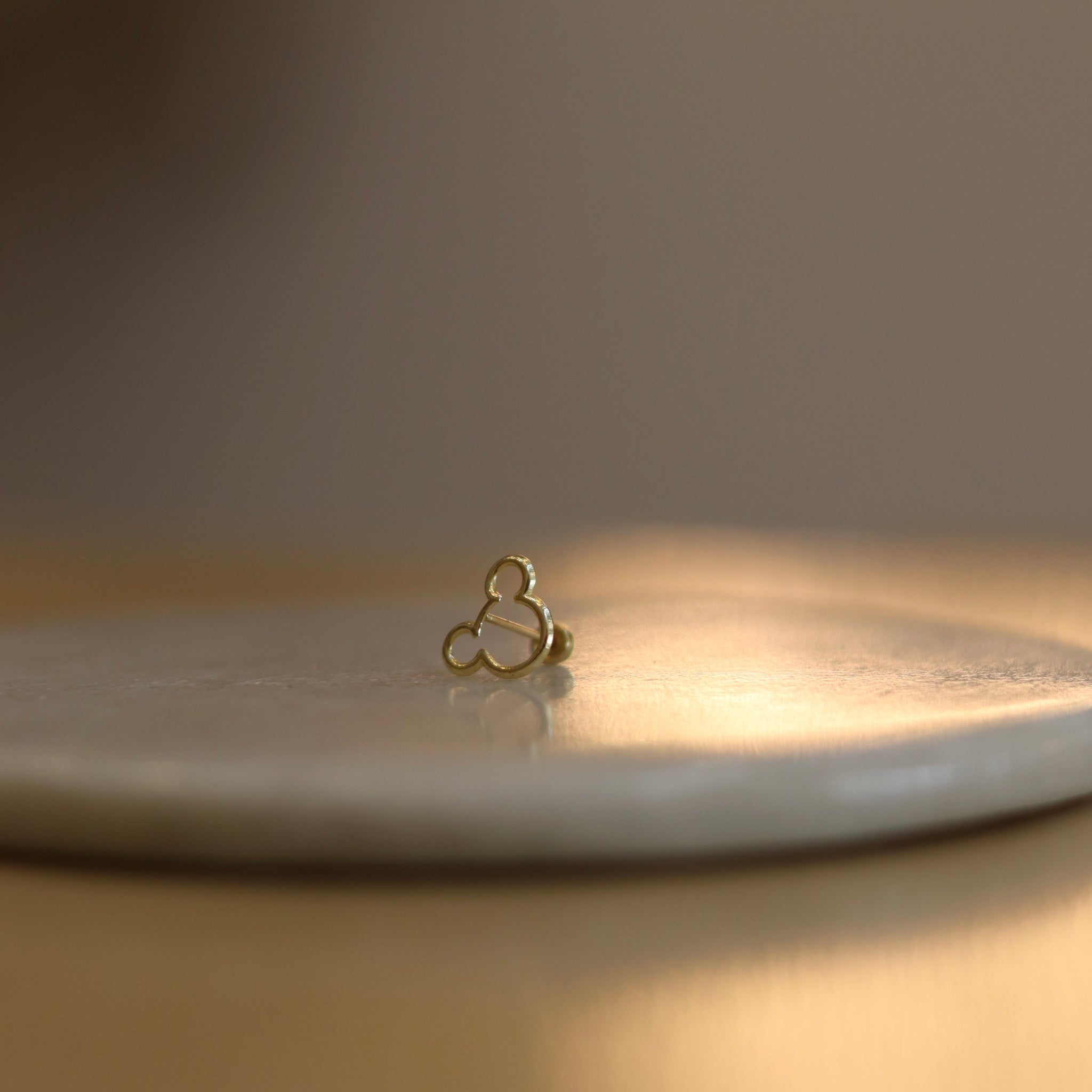 Arete Mouse - Oro 10k