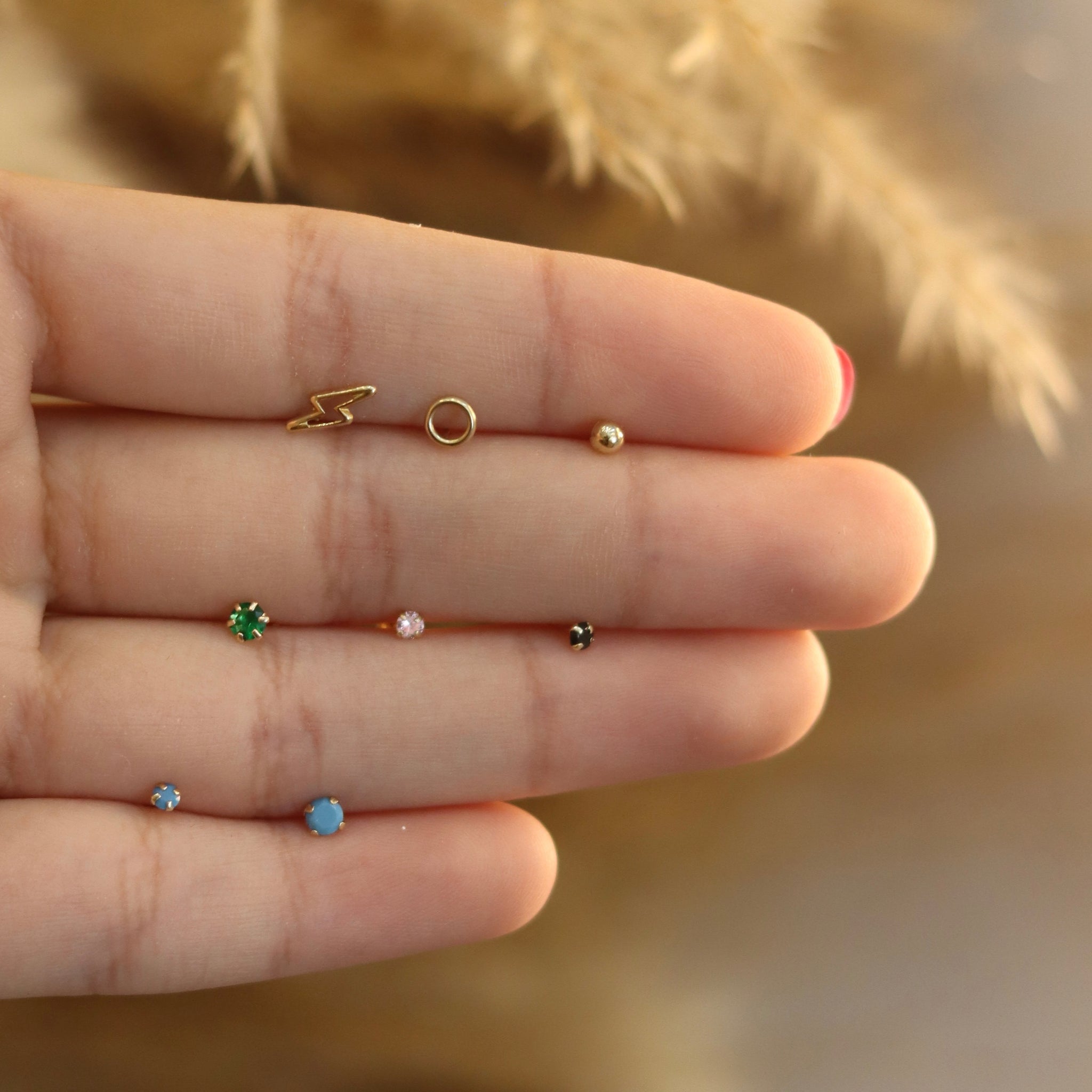 Arete Gretta Mini - Oro 10k