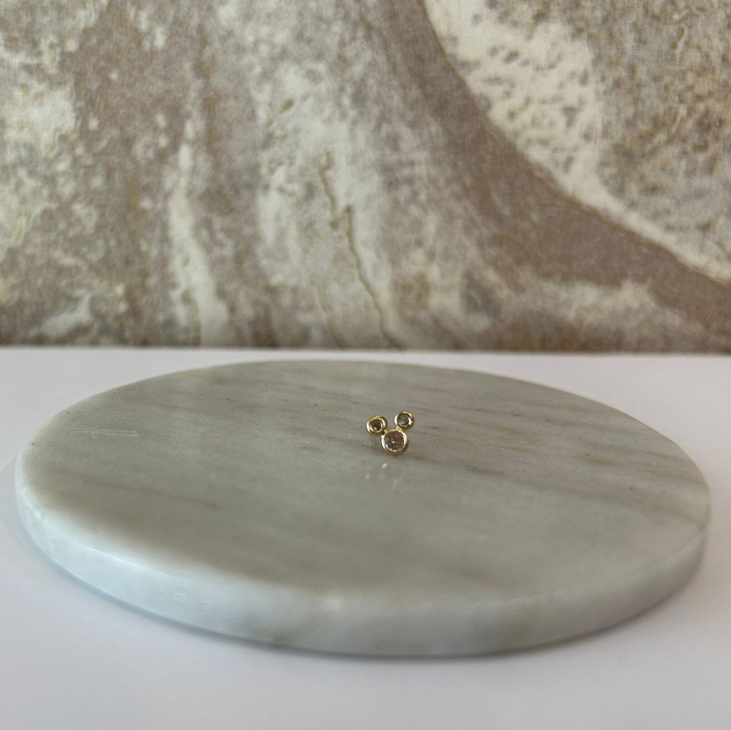 ARETE MOUSE ZIRCONIA ORO 10K