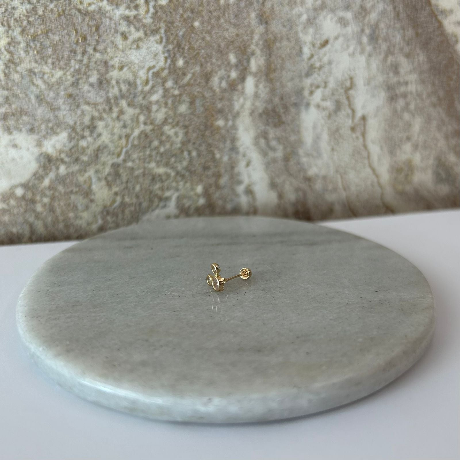 ARETE MOUSE ZIRCONIA ORO 10K