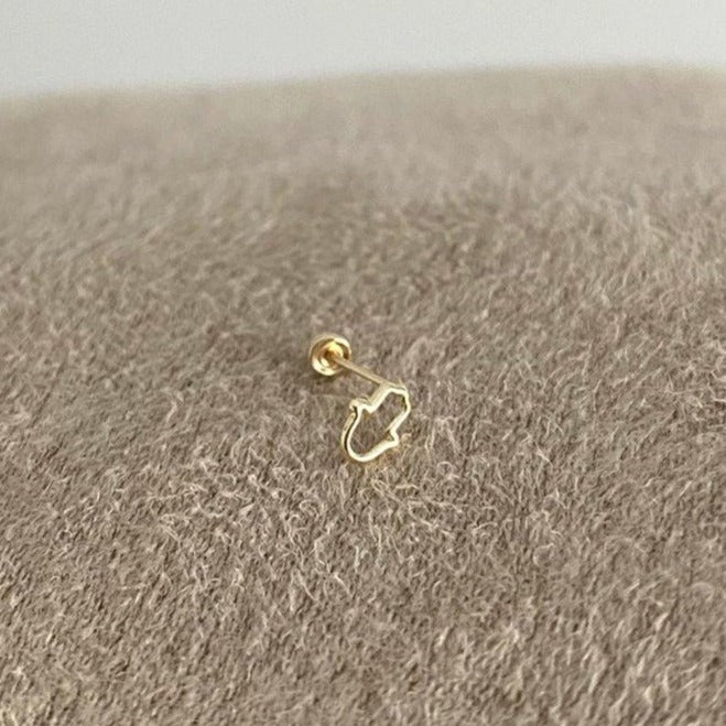 Arete Camelia - Oro 10k
