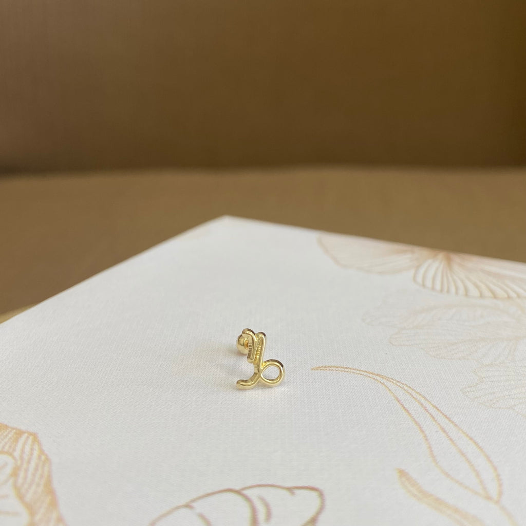 Arete Capricornio - Oro 10k